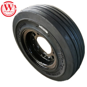 Neumáticos <span class=keywords><strong>de</strong></span> Caucho Sólido 3.60-8 para Tractores <span class=keywords><strong>de</strong></span> Remolque <span class=keywords><strong>de</strong></span> Aviones para Aeropuerto, Neumático Sólido 4.00x8 - Product Image 1