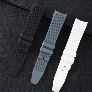 Bracelet de montre en <span class=keywords><strong>caoutchouc</strong></span> fluoré adapté à la série I-W Portu-guese Chrono-meter, modèle 7 pour hommes, accessoire de montre de 20 mm - Product Image 3