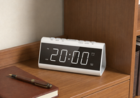 Vintage-Stil LED-Radiowecker FM Retro-Wecker-Radio für Wohnraumdekoration