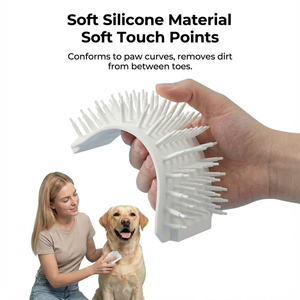 Dog Paw Cleaner Portable Paw Washing Cup Automatic Foot Cleaning <b>Machine</b> for Medium/Large Dogs <b>ABS</b> Material Bathroom - Product Image 3
