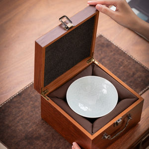 Деревянная полая Подарочная коробка для чайных чашек - Product Image 2