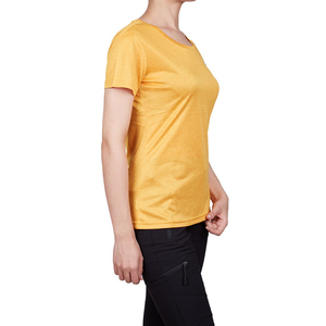 Camiseta básica para ropa de verano con precio asequible Camiseta informal de algodón para mujer Suministro de manga corta de Bangladesh - Product Image 6