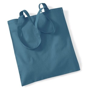 Sac fourre-tout en coton 100% Promo Shopper, bleu Airforce, taille unique, usage promotionnel décontracté - Product Image 1