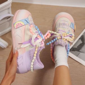 Chaussures De Femme Trendy Women's Fashion Mujer Platform Sneakers Casual <b>Shoes</b> - Product Image 3