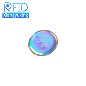 Tùy chỉnh RFID <span class=keywords><strong>NFC</strong></span> sticker chống kim loại ntag213 215 216 Nhãn mini tag 13.56MHz tần số PVC Silicone vật nuôi chất liệu cho điện thoại di động - Product Image 3