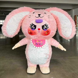 <span class=keywords><strong>Disfraz</strong></span> Inflable de <span class=keywords><strong>Conejo</strong></span> para Adultos, Unisex, para Carnaval, Halloween, Venta al Por Mayor, <span class=keywords><strong>Disfraz</strong></span> de Mascota de Muñeca Bebé - Product Image 6