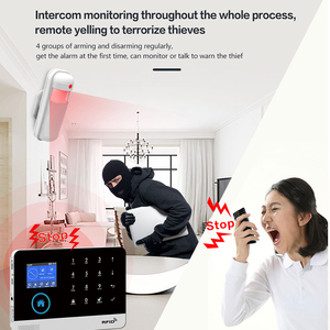 433/868Mhz 4G WIFI Smart Home Sistema de seguridad antirrobo integrado con cámara HD 1080P - Product Image 5