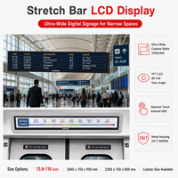 Pantalla LCD Extensible Ultra Ancha 4K KEINONE para Señalización Digital en Aeropuertos, Operación 24/7, Android