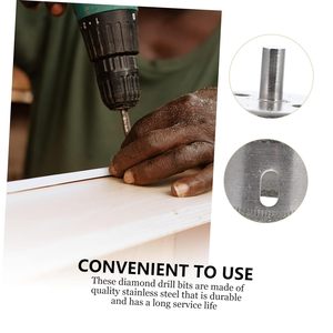 Image Diamond Core <b>Drill</b> <b>Bit</b> Set 6-50mm 15Pcs For Glass Marble Masonry Drilling - Product Image 3