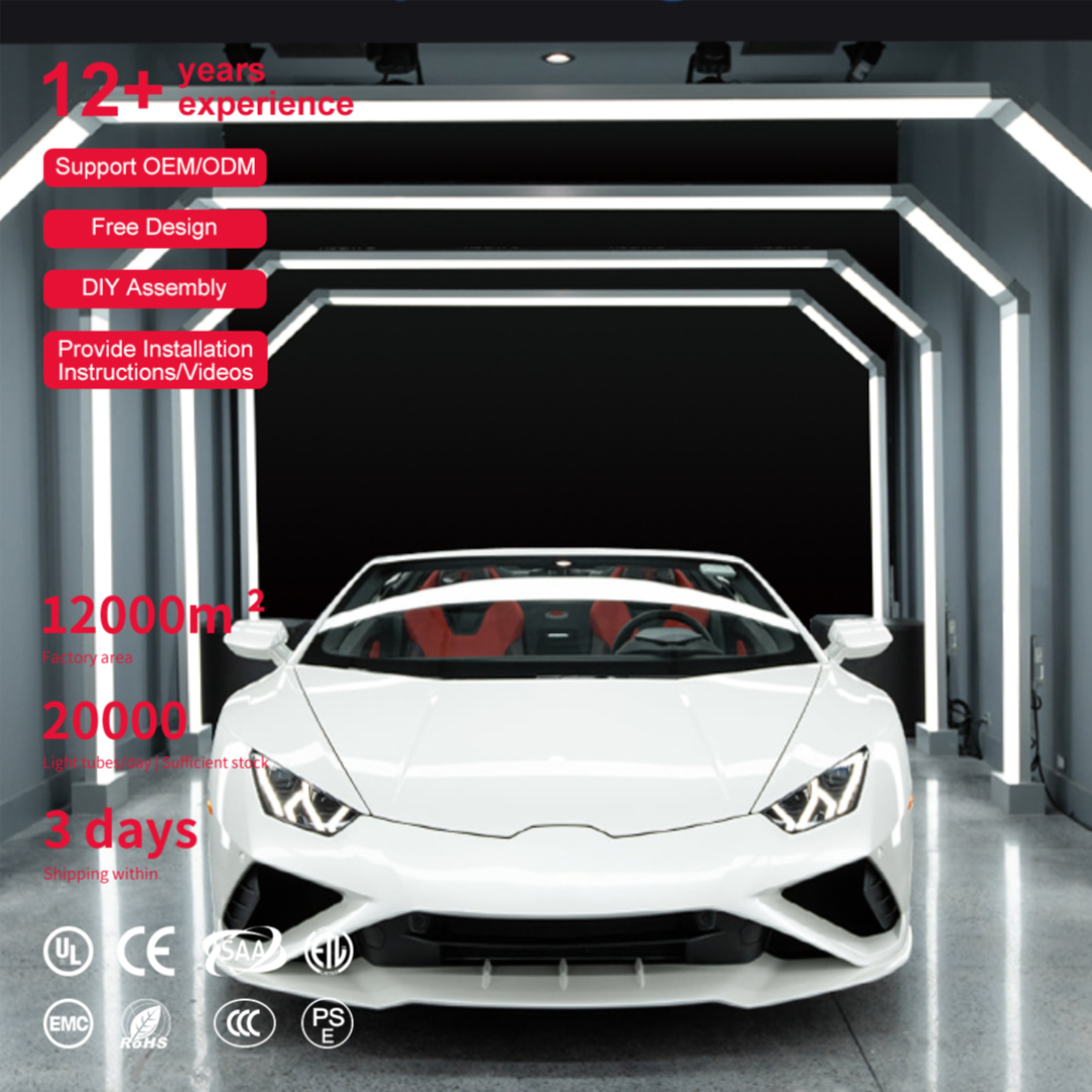 High Brightness ZG/E1006 LED Linear Car Wash Beauty Lamp Light Tunnel Detailing Maintenance Bay Lighting Work Light