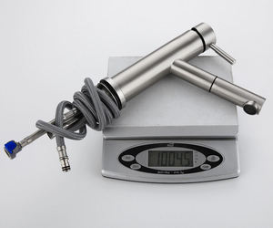 Grifo extraíble monomando para lavabo de acero inoxidable 304, acabado níquel cepillado, para agua fría y caliente, venta al por mayor de fábrica - Product Image 5