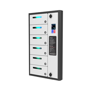 Y2 Power <span class=keywords><strong>ZEN</strong></span> 6 Baies Extérieur PD 20W Casier de recharge mural pour téléphones avec option de câbles 1-vers-3 pour paiement par carte de crédit - Product Image 2