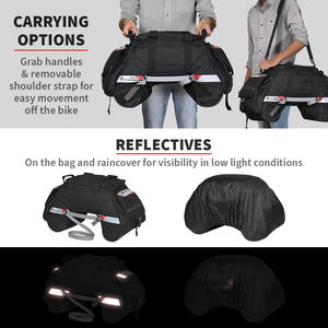 Échantillon gratuit Sac d'aventure personnalisé 40L Sac de voyage robuste imperméable Sac sec Sac à dos pour la moto la chasse le camping - Product Image 2