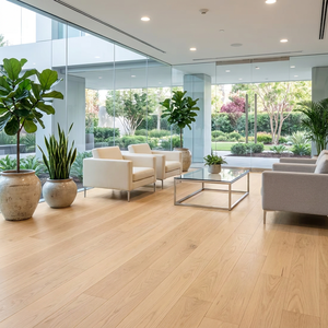 Parquet en chêne rouge massif lisse et raffiné <span class=keywords><strong>de</strong></span> 3/4 pouce, finition mate, pour villas <span class=keywords><strong>de</strong></span> luxe et appartements haut <span class=keywords><strong>de</strong></span> gamme - Product Image 6