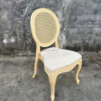 Chaise Louis en plastique de luxe, confortable, empilable, démontable, avec dossier en maille, pour salle à manger, chambre, intérieur, extérieur, mariage - Vente en gros
