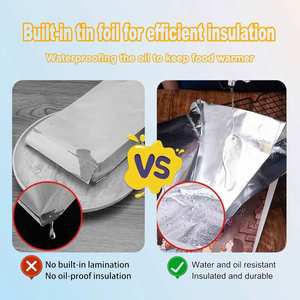 Sacs en papier en gros OEM en aluminium anti-graisse pour hamburgers, hot-dogs, bars à snacks, stands de restauration et camions de cuisine - Product Image 6