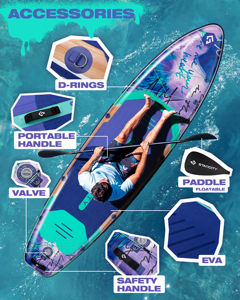 Nouvelle Arrivée Planche de Stand Up Paddle Gonflable 35'' de Large avec Technologie de Scellage Thermique - Product Image 6