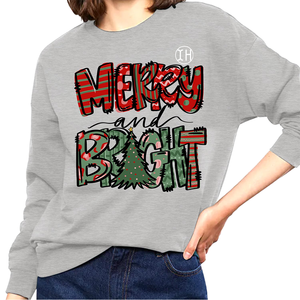 Sudadera Personalizada para Mujer, con Estampado de Rayas y Puntos, de Felpa, Transpirable, Ecológica, con Cuello Redondo, para Invierno, Navidad - Product Image 1