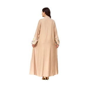 Vestido Abaya de Dubái adornado con lentejuelas para mujer de Oriente Medio Europeo Americano, falda larga suelta para exportación de verano - Product Image 5