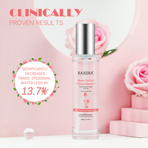 Gel Nettoyant <span class=keywords><strong>Visage</strong></span> Herbal à la Rose Marque Blanche Nuage Rose <span class=keywords><strong>Anti</strong></span>-rides Éclaircissant Hydratant 100ml - Product Image 2