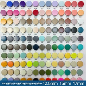 Botones a <span class=keywords><strong>Presión</strong></span> <span class=keywords><strong>Metálicos</strong></span> <span class=keywords><strong>de</strong></span> Colores con Reverso Plano, Pintados con Spray, Cierres <span class=keywords><strong>de</strong></span> Doble Cara para Chaquetas, Plazo <span class=keywords><strong>de</strong></span> Entrega <span class=keywords><strong>de</strong></span> Muestra <span class=keywords><strong>de</strong></span> 7 Días, Venta al Por Mayor en Stock - Product Image 2