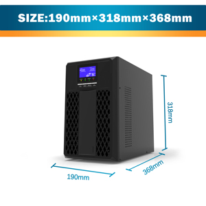 Loại tháp đôi chuyển đổi trực tuyến <span class=keywords><strong>UPS</strong></span> dài Sao Lưu thời gian tinh khiết Sine Wave với 3000VA 2700W LiFePO4 pin bên ngoài pin - Product Image 6