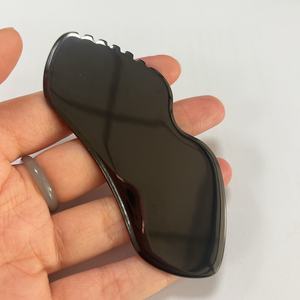Strumento Gua Sha in Acciaio Inox 304 di Alta Qualità con Logo Personalizzato, Forma ad Ala, Placcato Oro Rosa o Nero per Massaggio Viso e Corpo - Product Image 5