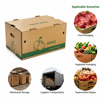 XJY Kraftpapier Golfkarton Fruitverpakking Verzenddoos voor Appel- & Groenteverpakkingen