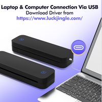 Impresora de Documentos Luck Jingle D80, Impresora Térmica Directa de 304 DPI, Impresora Industrial de Etiquetas Térmicas para Propietarios de Marcas Digitales 3C, Fabricación ODM