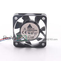 Ventilateur de refroidissement miniature silencieux 12V 48V DC24V 0.16A AC EC 4010 40X40X10MM 4CM à double roulement à billes pour imprimante ASB0424VHA