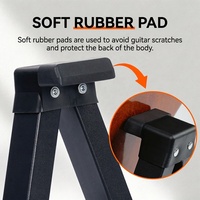 Wholesale Foldable a Frame Metal Guitar Stands for Electric Guitars; Parts and Accessories for Stringed Instruments