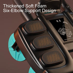 핫셀링 자동 리바운드 AB 롤러 휠 6단 팔꿈치 지지 초보자용 복근 운동기구 스마트폰 거치대 포함 - Product Image 4