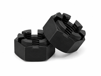Écrous fendus, écrous de sécurité à tête hexagonale, écrous anti-rotation M8 M10 personnalisables DIN 935 ANSI/ASME B18.2.2