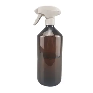 500ml 1000ml oblique shoulder PET plastic bottle spray pump bottle