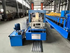 Chinesischer Hersteller Automatic C Purlin Interchange Stahl profil Kaltwalzform maschine