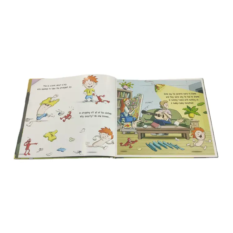 Children Book Printing Hardcover Binding Kids Book Printing Coloring Book Print Custom Hardcover Books Printing