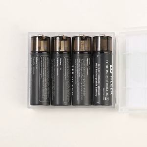 Batería de Litio USB-A 4 en 1 IILEER de 1000 mAh y 1.5 V, Carga Rápida y Conveniente, Batería Recargable de Iones de Litio Magnética - Product Image 1