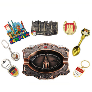 Imán de nevera de Hamburgo grabado en relieve, pegatina de recuerdo de viaje, imán de nevera de <span class=keywords><strong>Alemania</strong></span>, recuerdos turísticos - Product Image 6