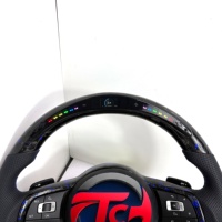 Remplacement direct du volant GTI pour B8 Teramont Scirocco Sagitar Sportsvan Golf MK7 avec indicateur de changement de vitesse LED