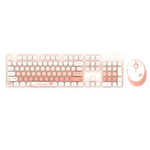 Grosir Pabrik 2.4G nirkabel ukuran penuh Keyboard Mouse Combo dalam persediaan