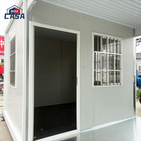 Boîte de contrôle d'accès préfabriquée sur mesure Station de péage à grande vitesse Maison de garde Conteneur en acier pour atelier de salon