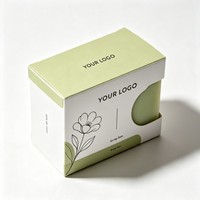 Boîte à savon vide en papier kraft de petite taille sur mesure, en gros, en papier couché, impression numérique, avec design, économique