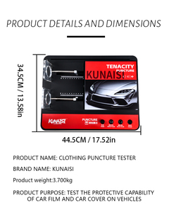 Testeur de perforation PPF, machine de test de résistance à la traction pour film de protection de peinture <span class=keywords><strong>automobile</strong></span>, testeur de film PPF, machine de test de perforation - Product Image 5