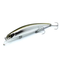 Leurre de pêche artificiel en plastique ABS Wobblers avec hameçons VMC pour la pêche en mer à la bar et au black bass, leurre de pêche dur pour la pêche en bateau