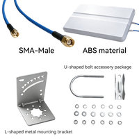 Antenne panneau MIMO 12dBi bi-bande 2.4G 5G, antenne WiFi directionnelle à double polarisation avec connecteur SMA pour routeur sans fil