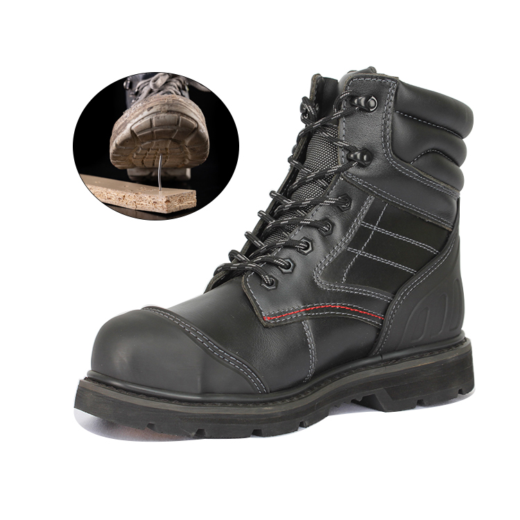 Изготовленные на заказ кожаные защитные ботинки, цена производителя стальных ботинок с носком, Мужская безопасная Промышленная защитная обувь