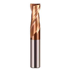 ดอกกัดเหล็ก Bibo 2 ฟลุต Hrc56 แบบมีจุดศูนย์ส่วนทศนิยม ขนาด D4/d6/d10/d12/d14/d16 สำหรับงานตัดเหล็กโลหะด้วยเครื่อง CNC - Product Image 1