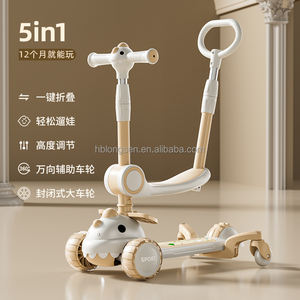 <span class=keywords><strong>Petit</strong></span> <span class=keywords><strong>dinosaure</strong></span> pliant scooter pour enfants 3-8 ans enfants <span class=keywords><strong>pieds</strong></span> 3 roues coup de pied scooter pour enfants - Product Image 3