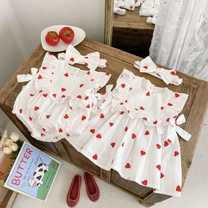 Zomer Katoenen Mouwloze Pasgeboren Print Jumpsuit Baby Schattige Kleding Baby Meisje Romper Jurken - Product Image 2