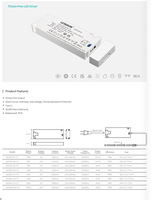 Alimentation LED à tension constante certifiée TUV CE sans scintillement 12V 24V 18W-100W pour projets d'éclairage professionnels